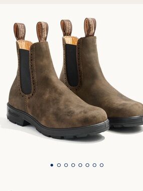 BLUNDSTONE 1351 WOMEN'S ORIGINALS HIGH TOP BOOTS - Rustic Brown US women’s 8.5